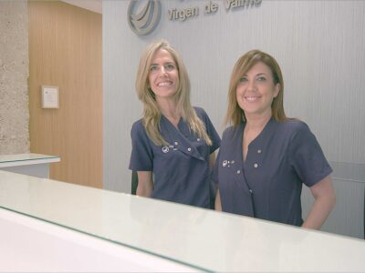 Eva y Aurora en Clínica Dental Virgen de Valme